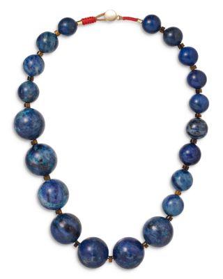 The Very Big Bead Stone Necklace by ROXANNE ASSOULIN