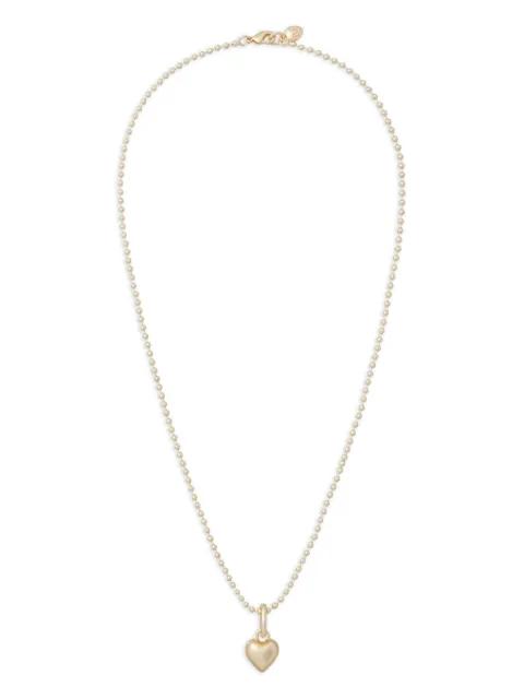 heart-pendant ball-chain necklace by ROXANNE ASSOULIN