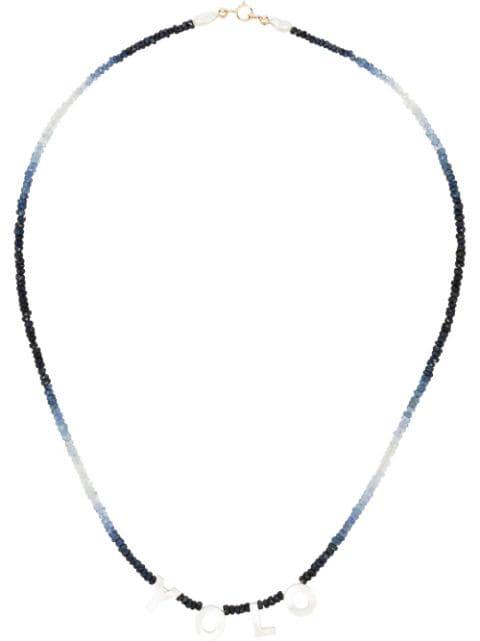 YOLO beaded necklace by ROXANNE FIRST