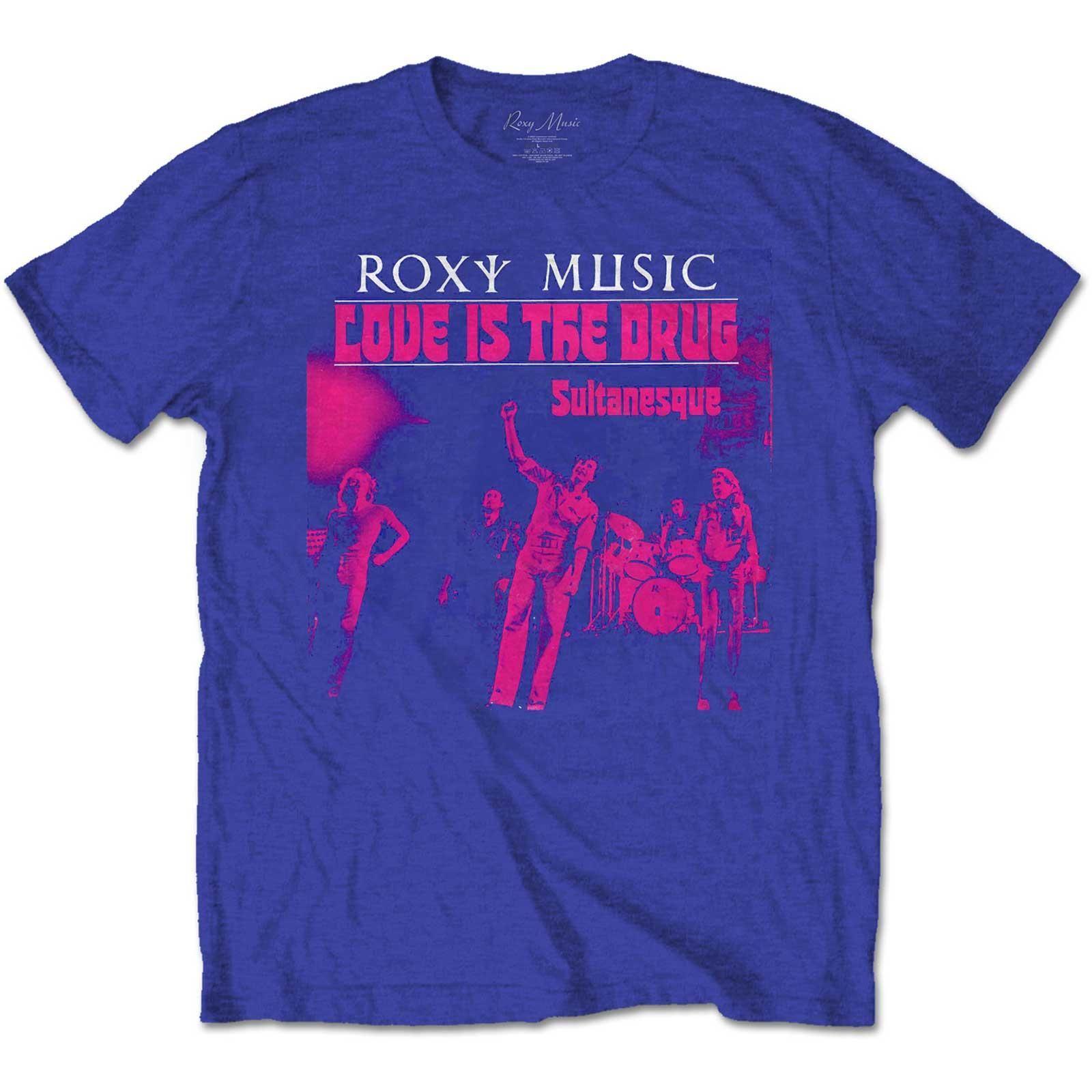 Love Is The Drug Cotton T-Shirt by ROXY MUSIC
