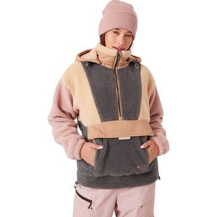 Rita 1/2-Zip Sherpa Anorak by ROXY