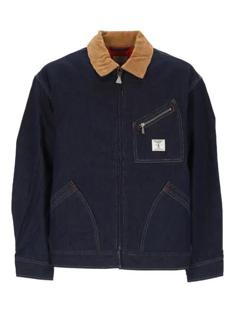 corduroy-collar denim jacket by ROY ROGERS