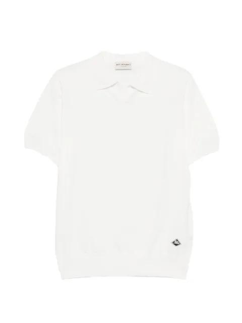 logo-patch knitted T-shirt by ROY ROGERS