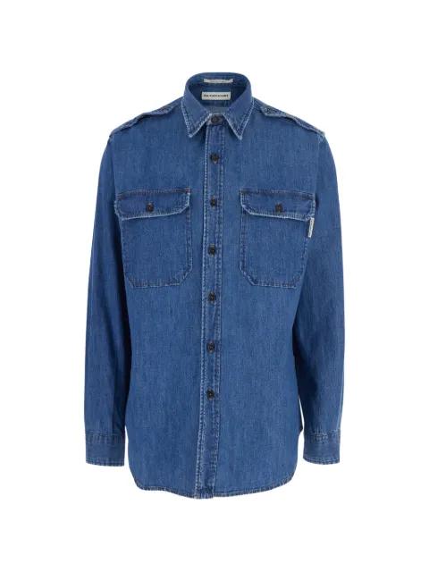 xEva Herzigová buttoned flap-pocket shirt by ROY ROGERS