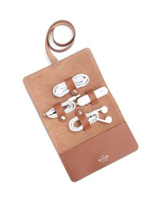 Leather Cord Organizer Roll by ROYCE NEW YORK