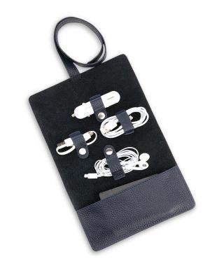 Leather Cord Organizer Roll by ROYCE NEW YORK