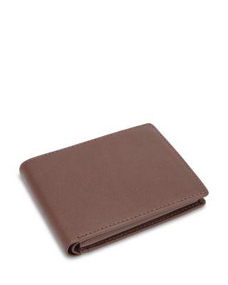 Leather RFID-Blocking Slim Bifold Wallet by ROYCE NEW YORK