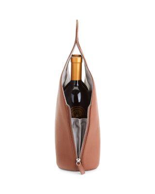 Leather Wine Tote by ROYCE NEW YORK