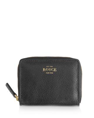 Leather Zip-Around Card Case by ROYCE NEW YORK
