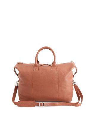 Pebble Grain Medium Duffle Bag by ROYCE NEW YORK
