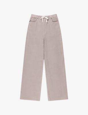 Barrel Tie-Waist Cord Trousers by RO&ZO