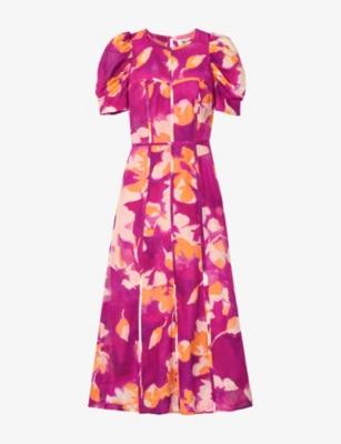 Niamh Floral-Print Woven Maxi Dress by RO&ZO
