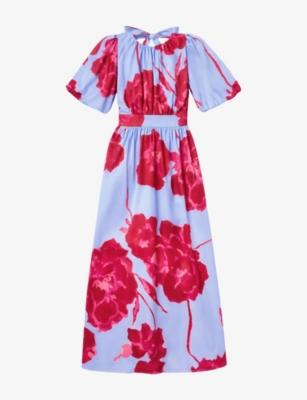 Seraphina Puff-Sleeve Woven Maxi Dress by RO&ZO
