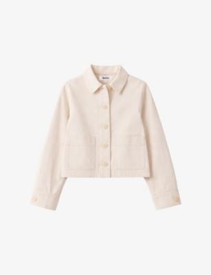 Shirt-Collar Cotton-Twill Denim Jacket by RO&ZO