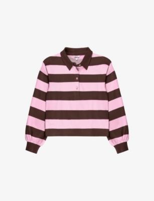 Striped Relaxed-Fit Cotton Rugby Shirt by RO&ZO