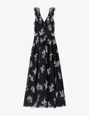Tallulah Embroidered Tulle Maxi Dress by RO&ZO