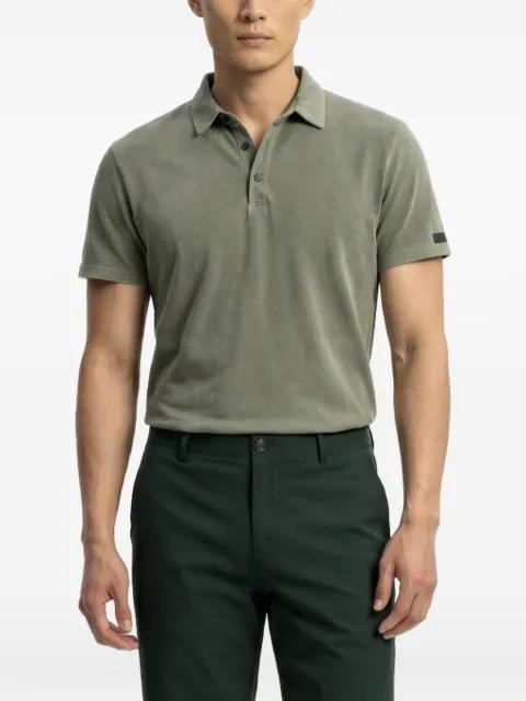 faded-effect short-sleeve polo shirt by RRD