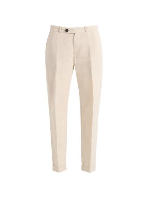 logo-patch straight-leg trousers by RRD