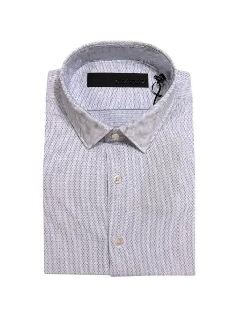 micro-pattern button-up shirt by RRD