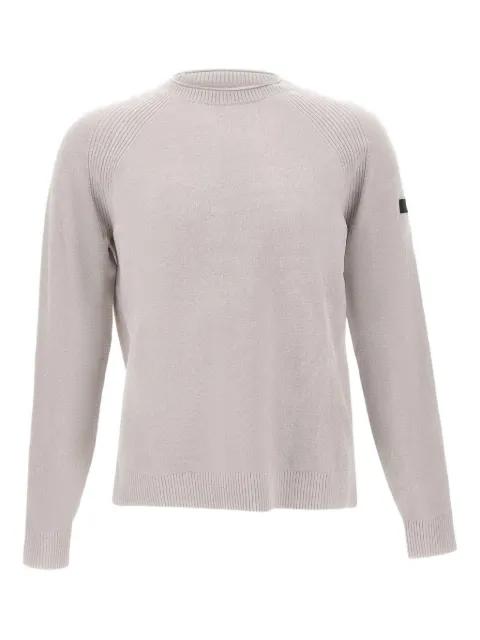 ribbed-panel sleeve sweater by RRD