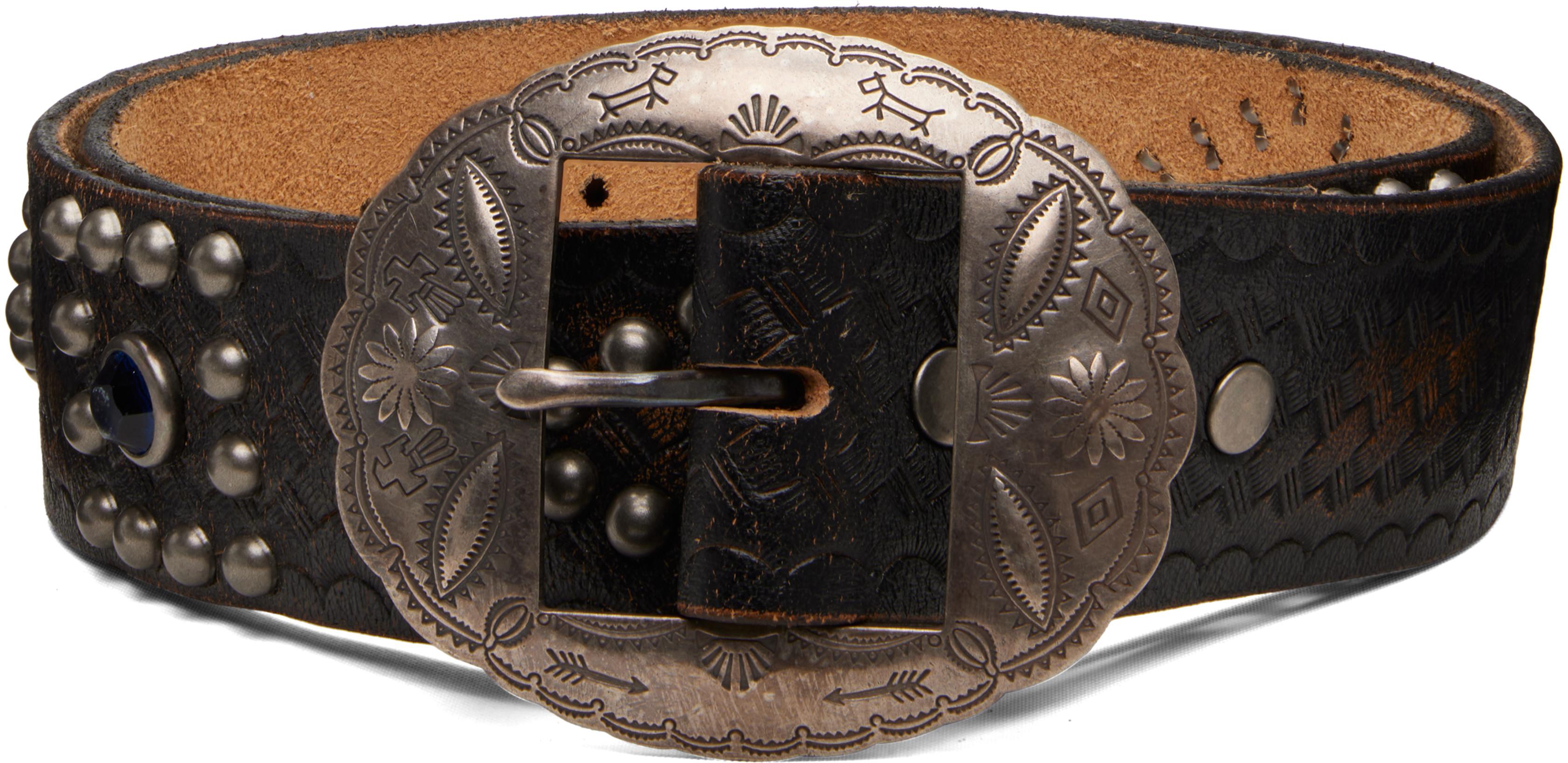 Black Garrison Belt by RRL
