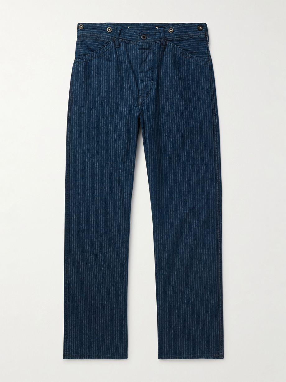Eastman Straight-Leg Striped Cotton Trousers by RRL Eastman Straight-Leg Striped Cotton Trousers by RRL