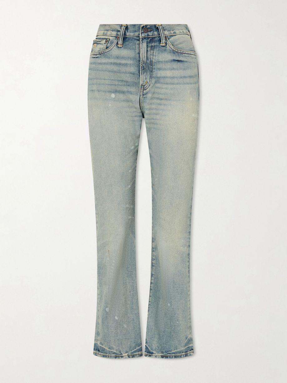 Mid-rise straight-leg jeans by RRL