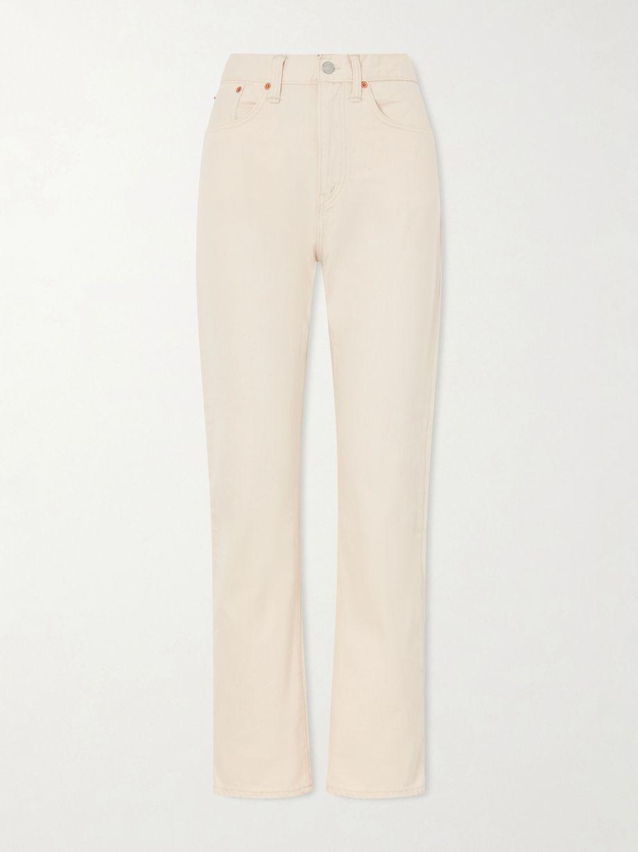 Mid-rise straight-leg jeans by RRL