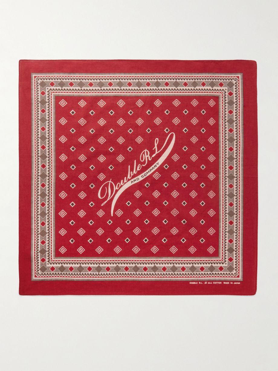 Printed cotton-voile scarf by RRL