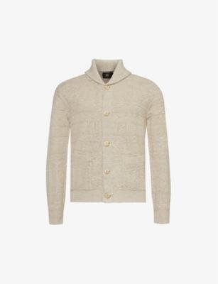 Relaxed-fit shawl-collar cotton and linen-blend cardigan by RRL