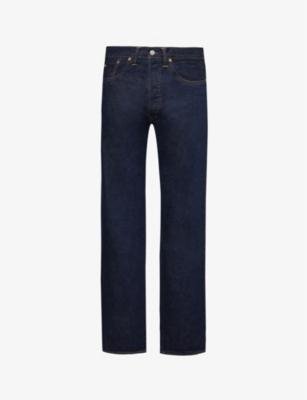 Straight-leg mid-rise regular-fit jeans by RRL