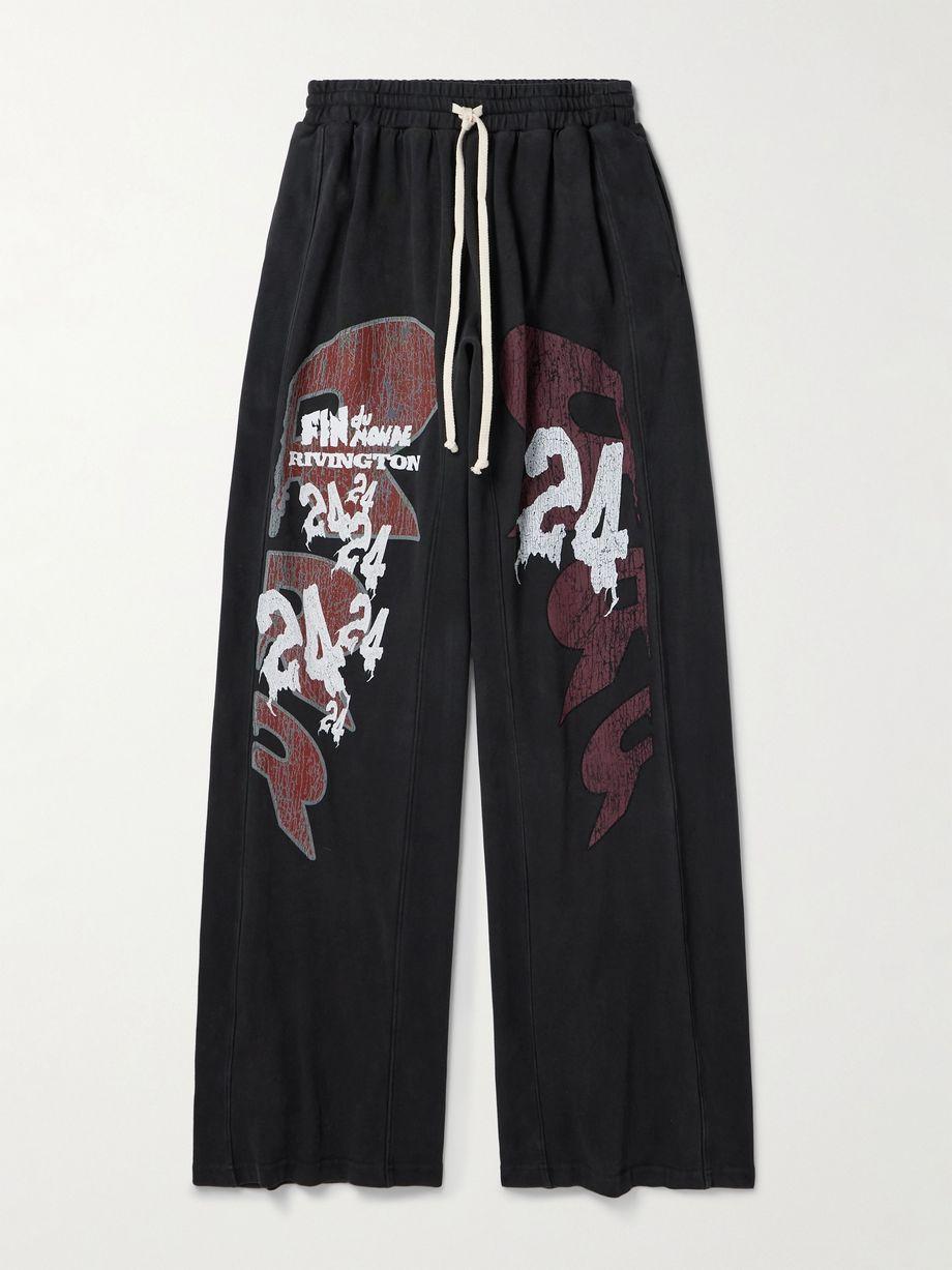 Logo-Print Cotton-Jersey Sweatpants by RRR123