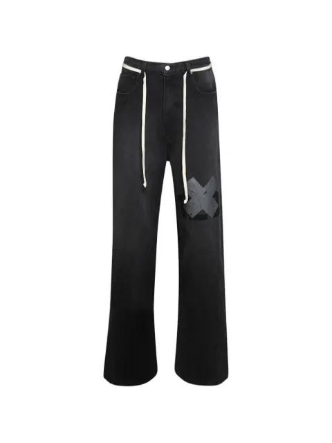 New Rose graphic denim jeans by RRR123