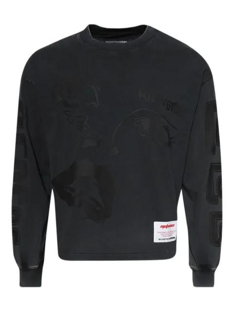 graphic-design long-sleeved sweatshirt by RRR123