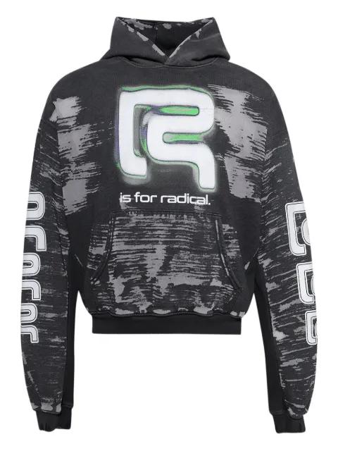 graphic-print hoodie by RRR123