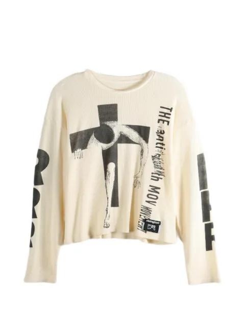graphic-print long-sleeve T-shirt by RRR123