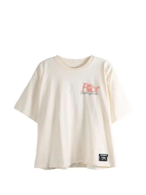 logo-print T-shirt by RRR123