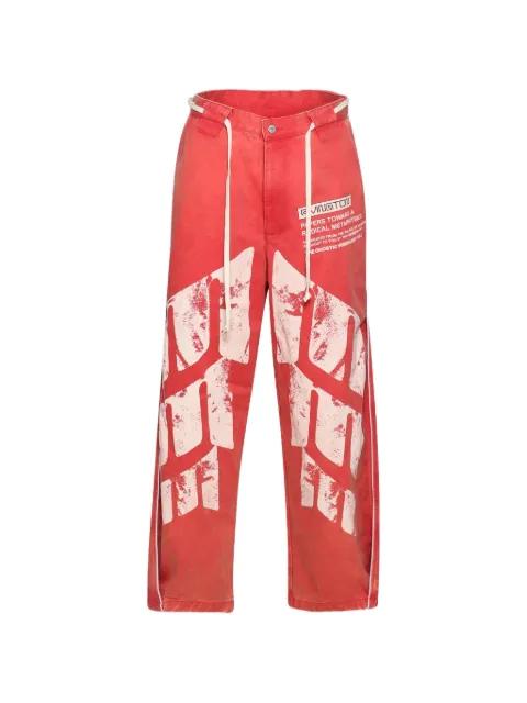 printed trousers by RRR123