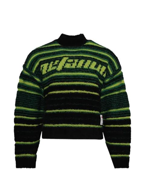 striped roll neck sweater by RRR123