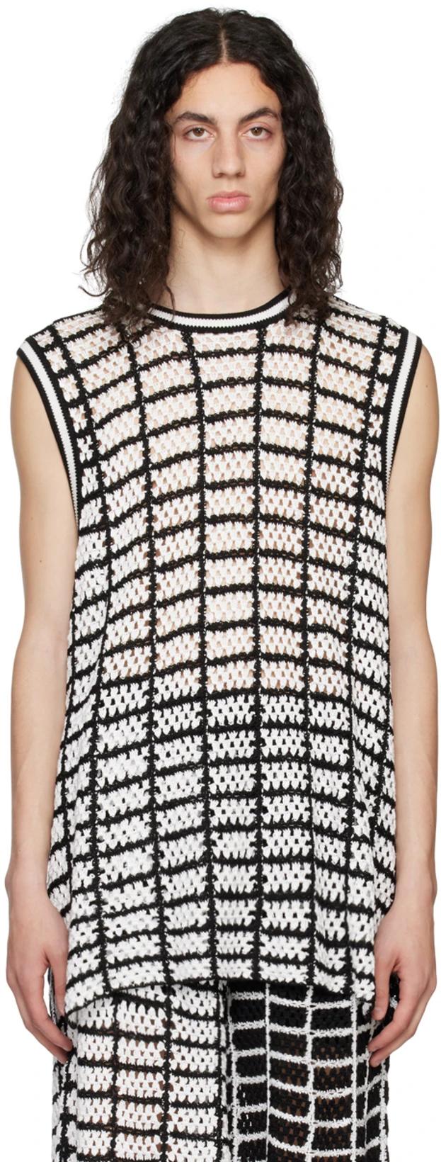 Black & White Tobias Tank Top by RTA