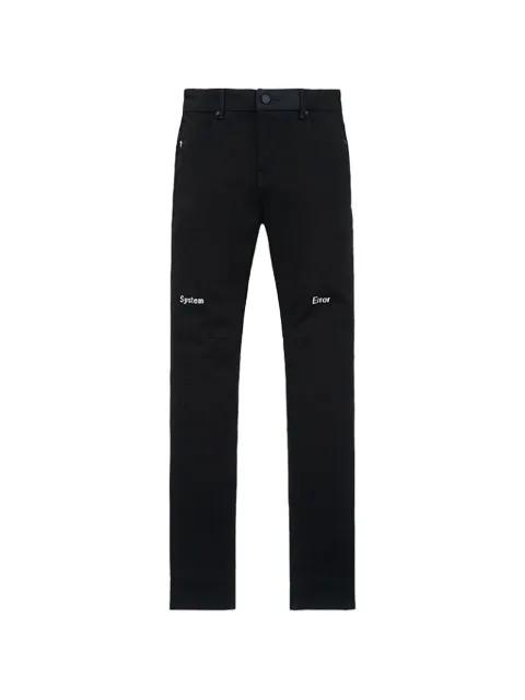 Bryant cross-print jeans by RTA