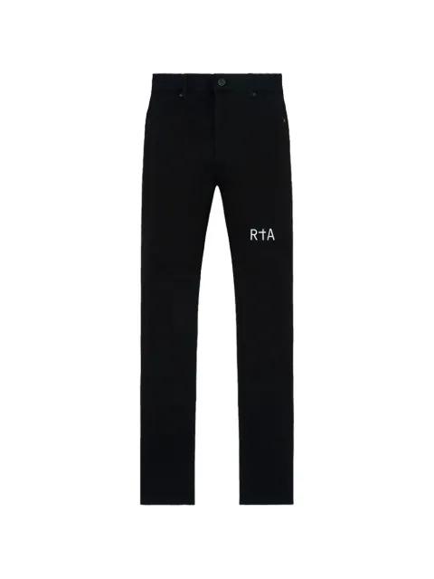 Bryant cross-print jeans by RTA