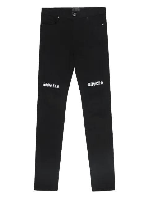 Bryant knee-embroidered jeans by RTA