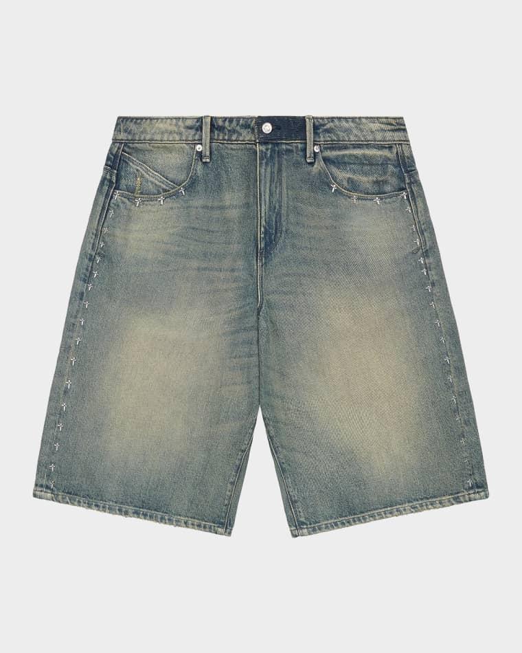 Exodus Gustavo Denim Bermuda Shorts by RTA
