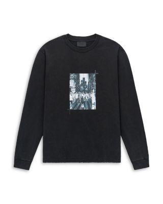 Lawrence Vintage Black CCTV Stream Long Sleeve Tee by RTA