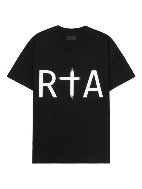 Liam cross-logo cotton T-shirt by RTA