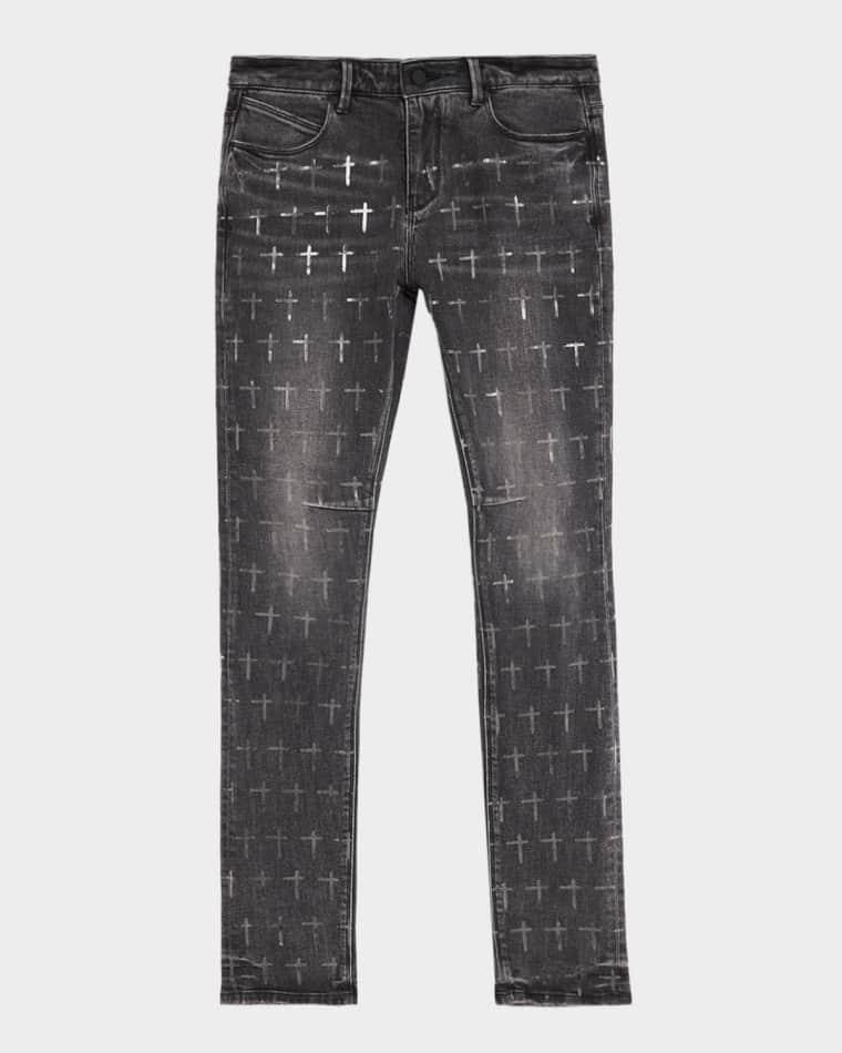 Men's Bryant Grey Denim Skinny Jeans by RTA