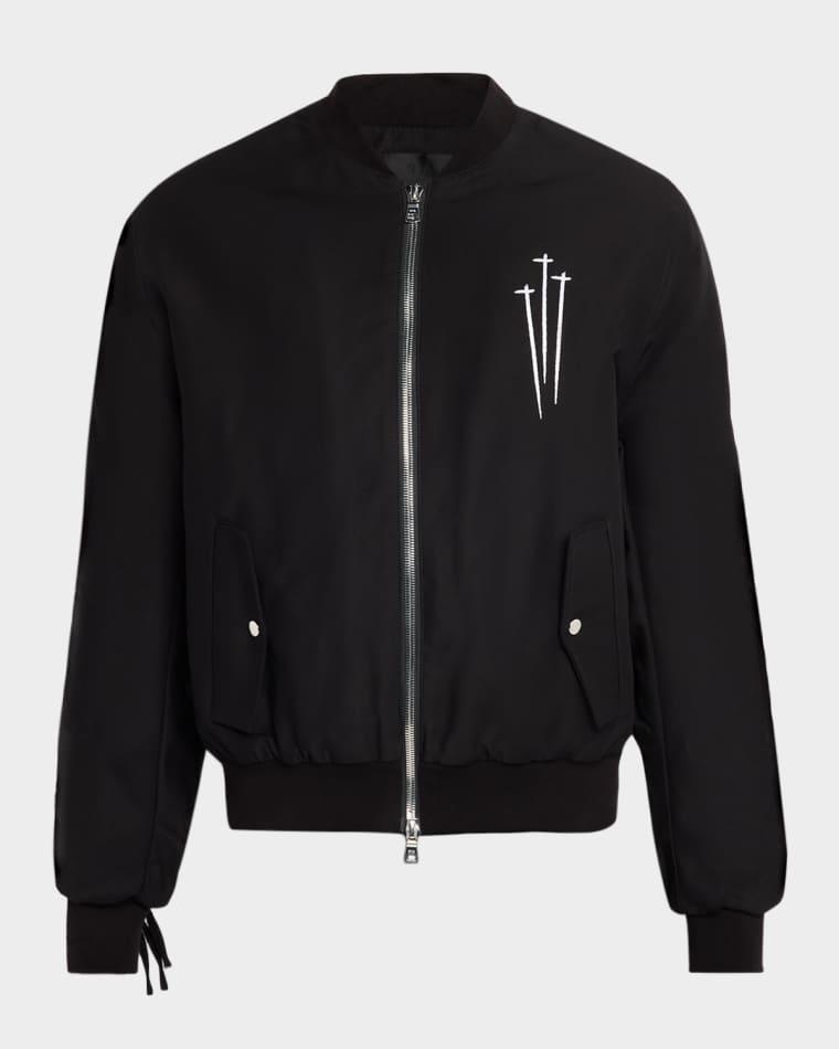 Men's Kayden Zipped-Back Bomber Jacket by RTA