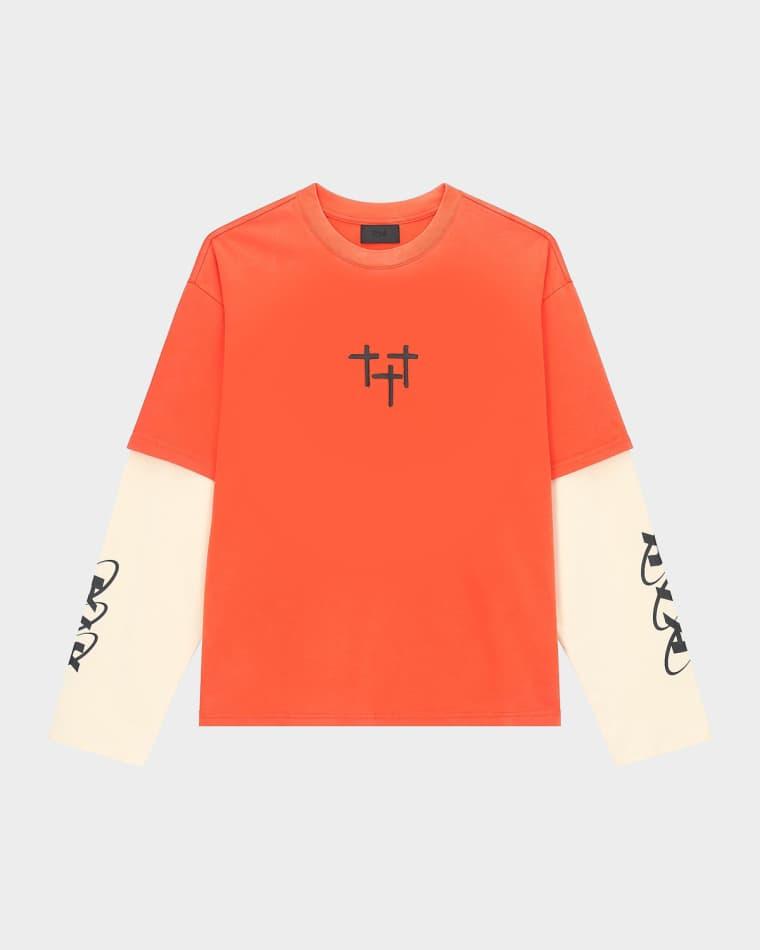 Men's Loris Double Layered Long-Sleeve T-Shirt by RTA