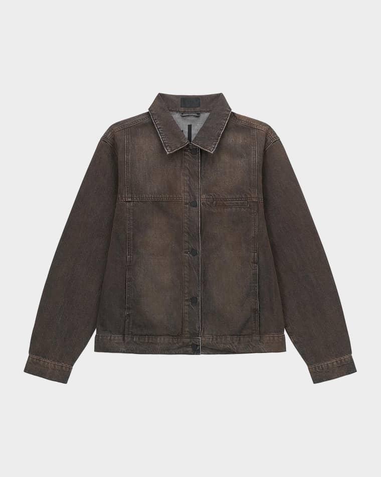 Men's Valentiano Boxy-Fit Denim Jacket by RTA